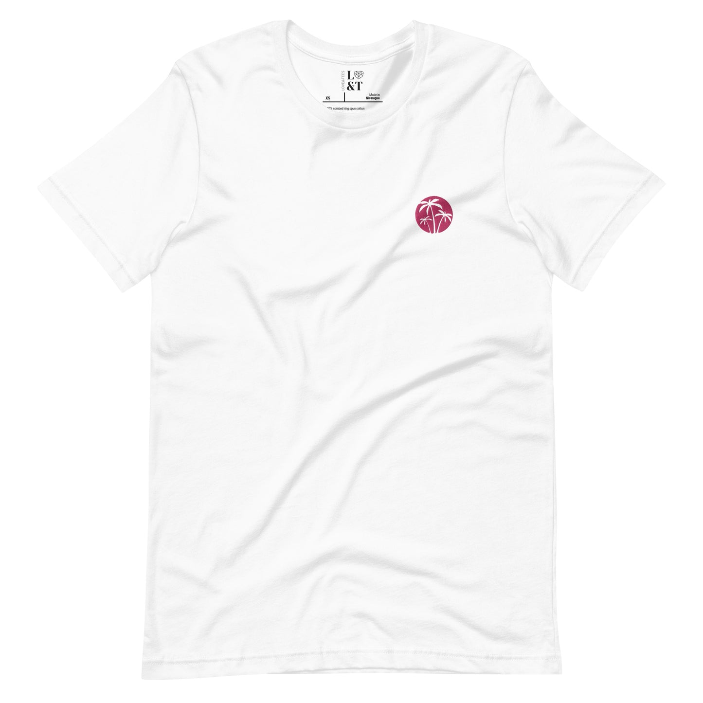Three Palms Embroidered Unisex T-Shirt