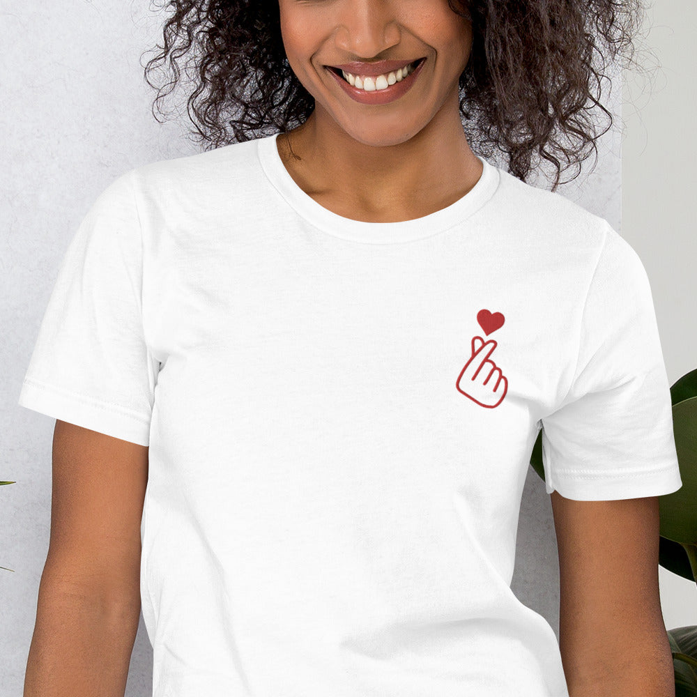 Embroidered Love Unisex T-Shirt