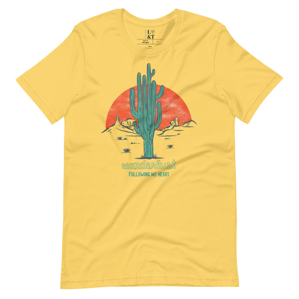 Wanderlust Short Sleeve Unisex T-Shirt