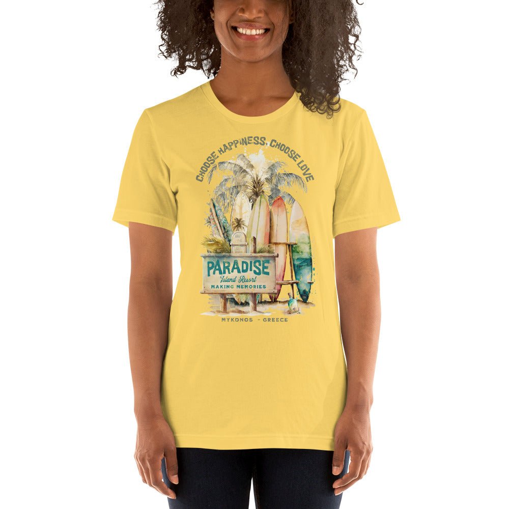 Choose Happiness, Choose Love Unisex T-Shirt