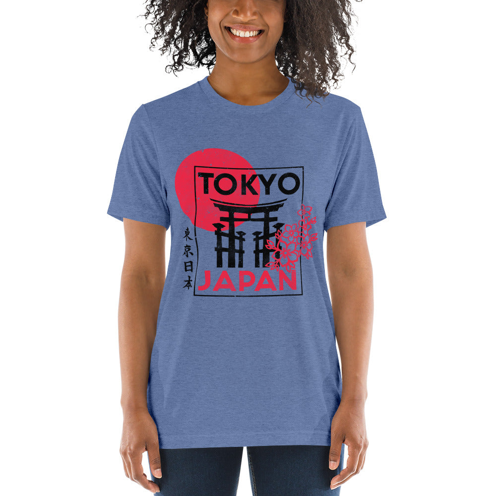 Tokyo Short Sleeve Tri-Blend T-Shirt