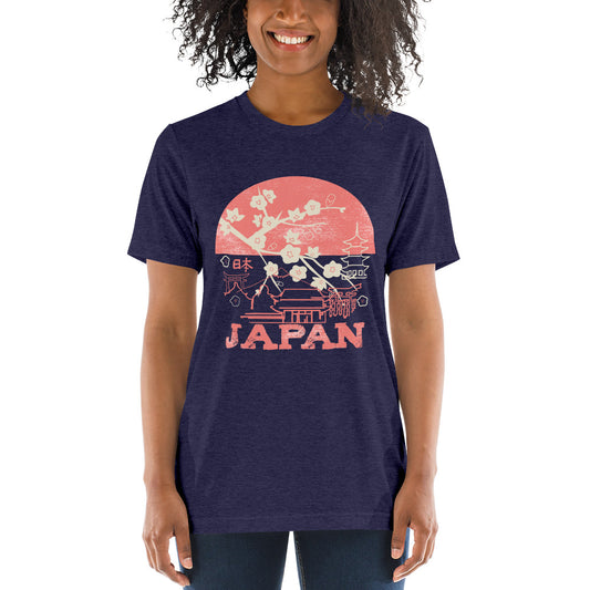 Japan Short Sleeve Tri-Blend T-Shirt