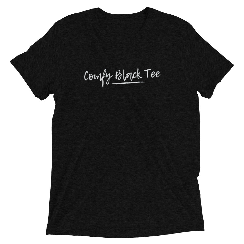 Comfy Black Short Sleeve Tee