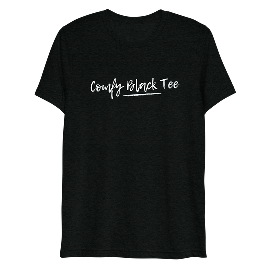 Comfy Black Short Sleeve Tee
