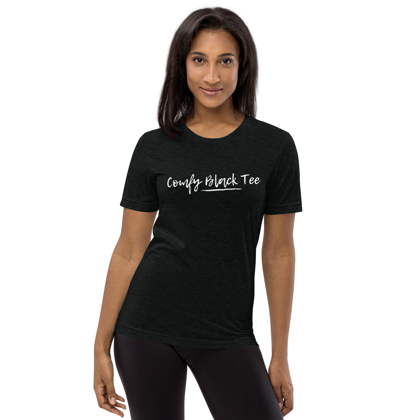 Comfy Black Short Sleeve Tee