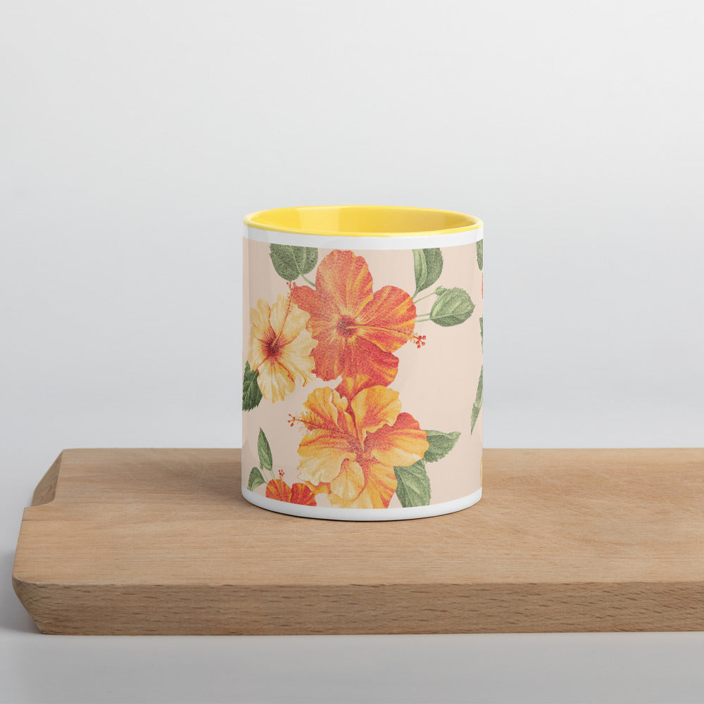 Tropical Mug with Color Inside