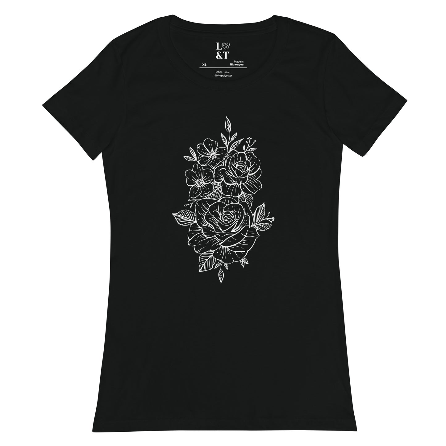 Wild Bloom Women’s Fitted T-Shirt