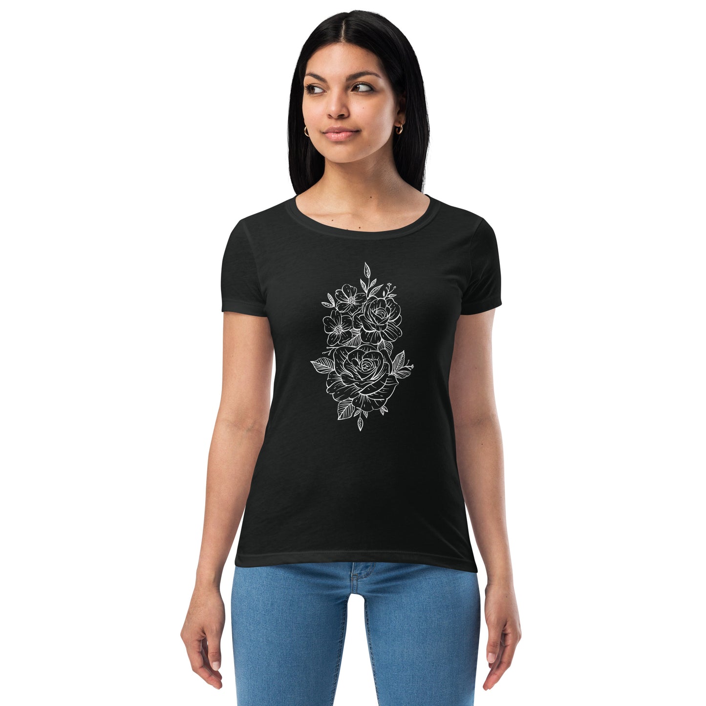 Wild Bloom Women’s Fitted T-Shirt