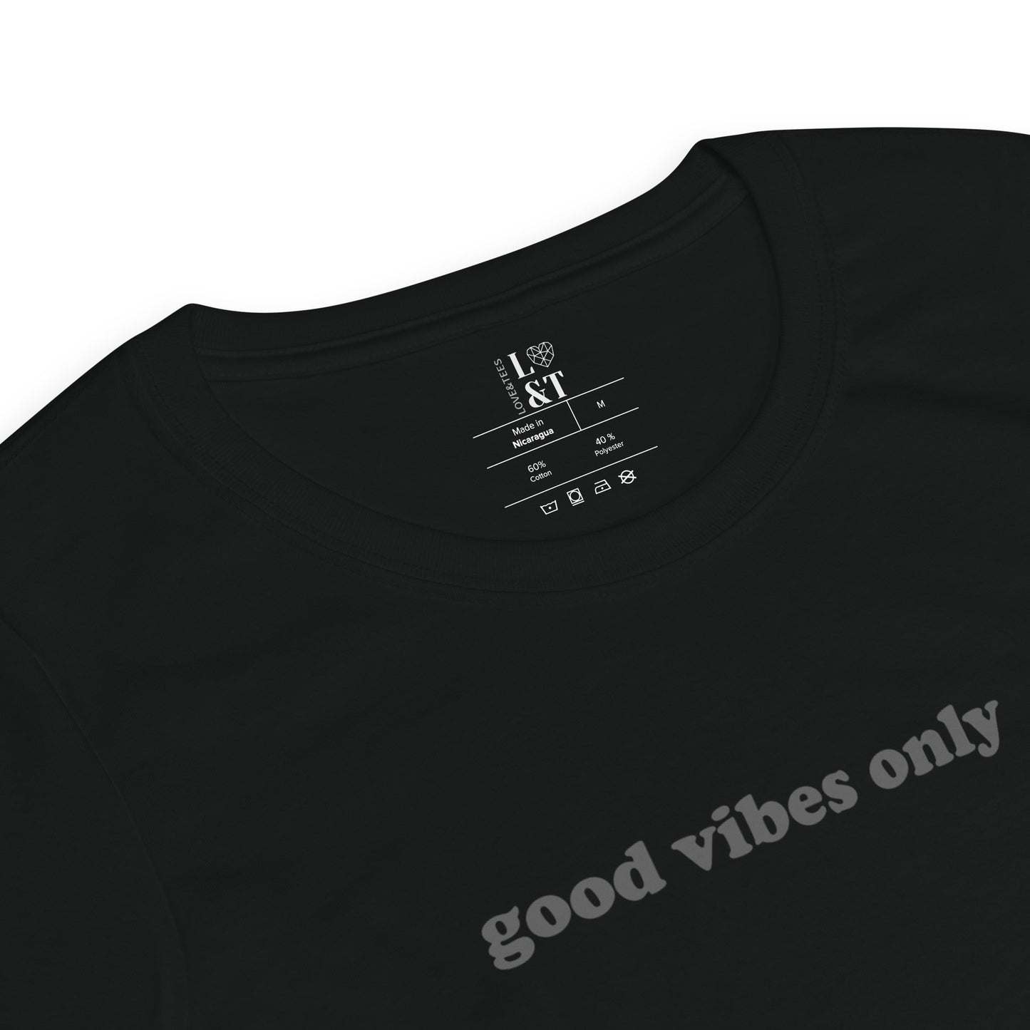 Good Vibes Only Women’s Fitted T-Shirt