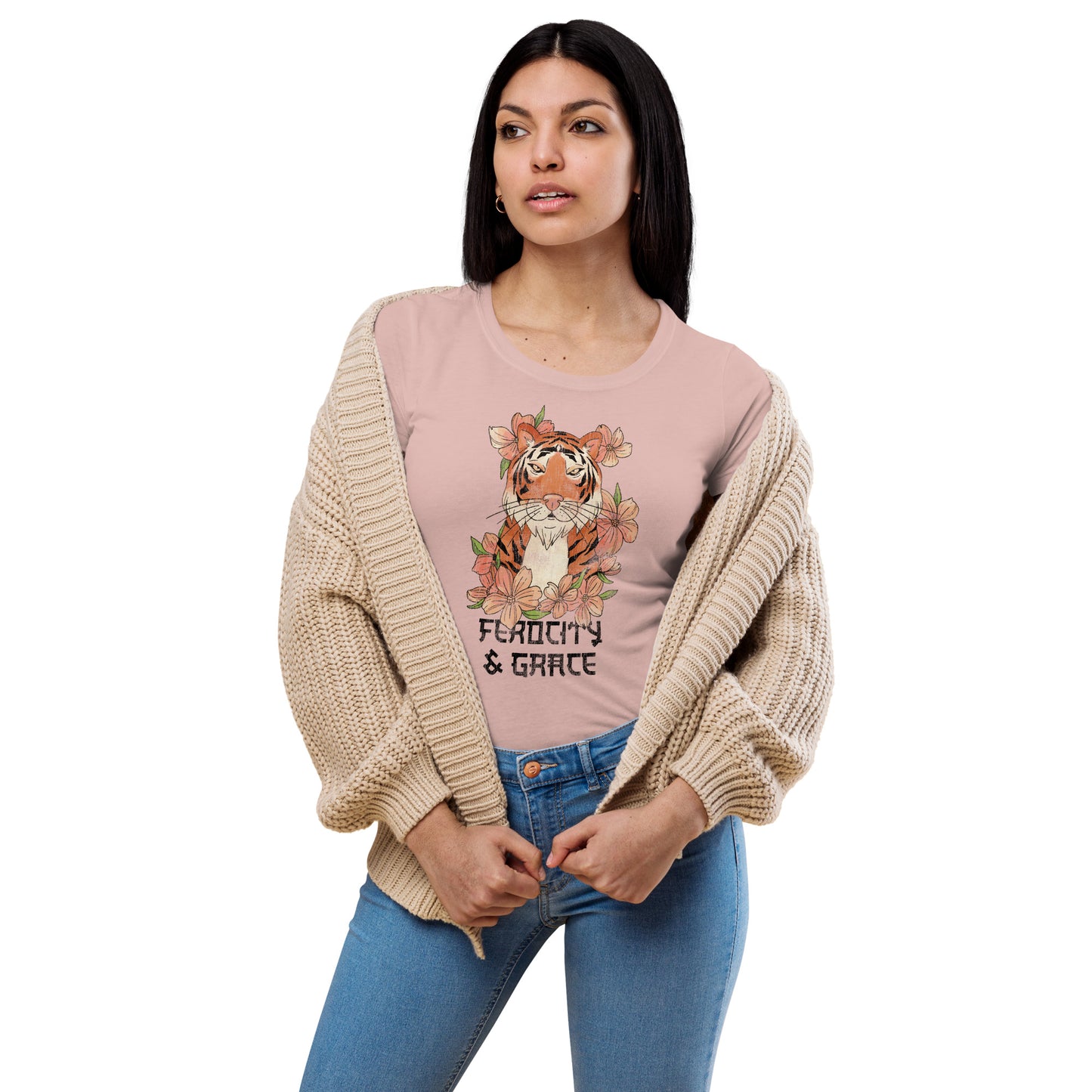 Ferocity & Grace Women’s Fitted T-Shirt