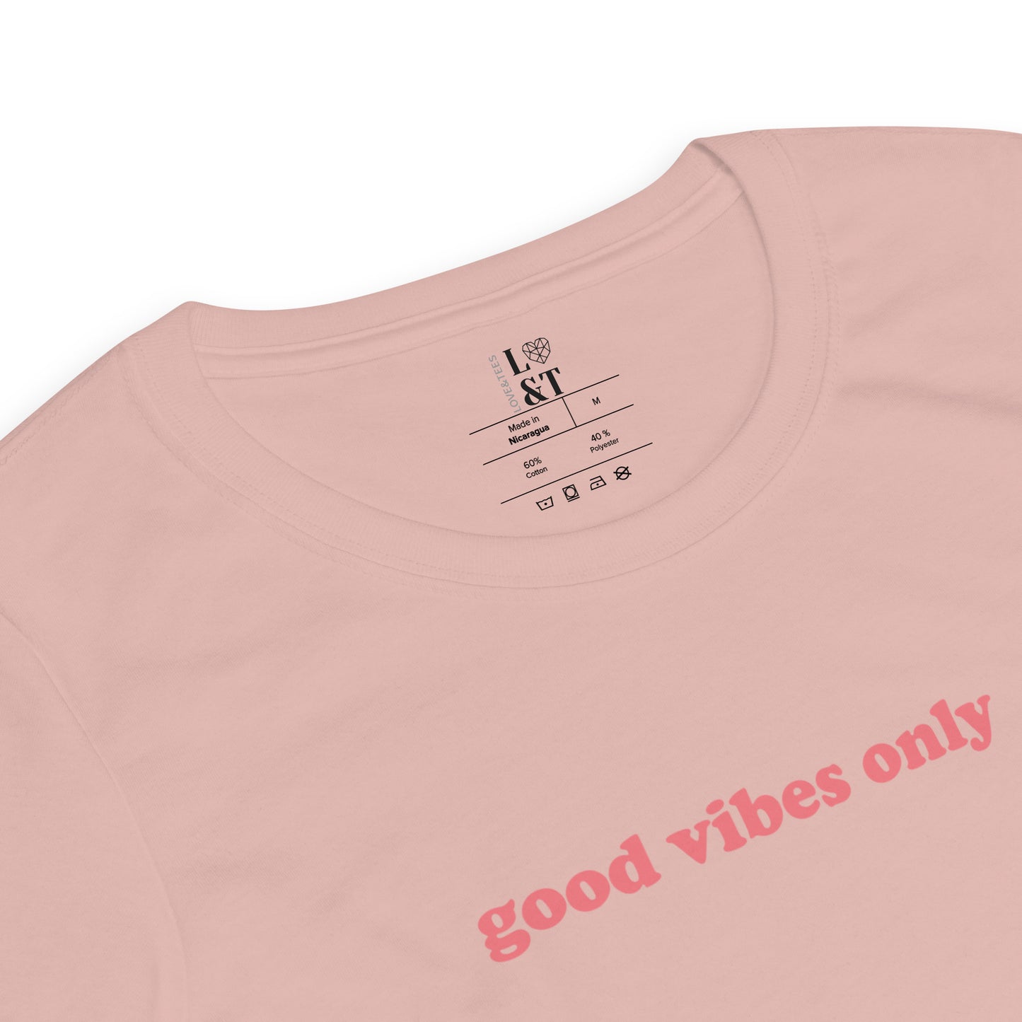 Good Vibes Only Women’s Fitted T-Shirt
