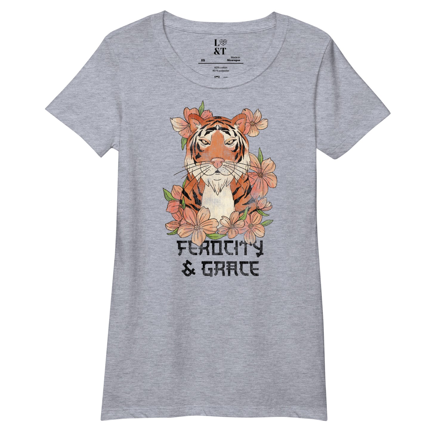 Ferocity & Grace Women’s Fitted T-Shirt