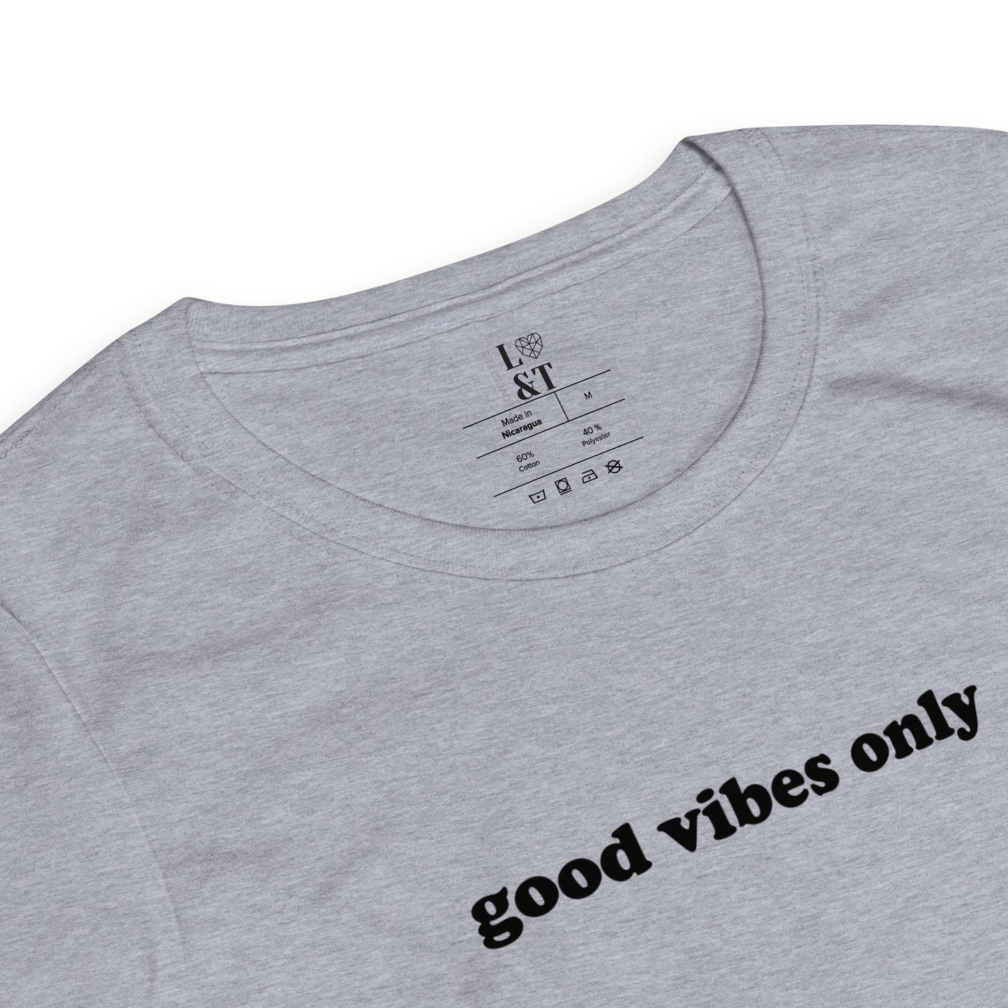 Good Vibes Only Women’s Fitted T-Shirt