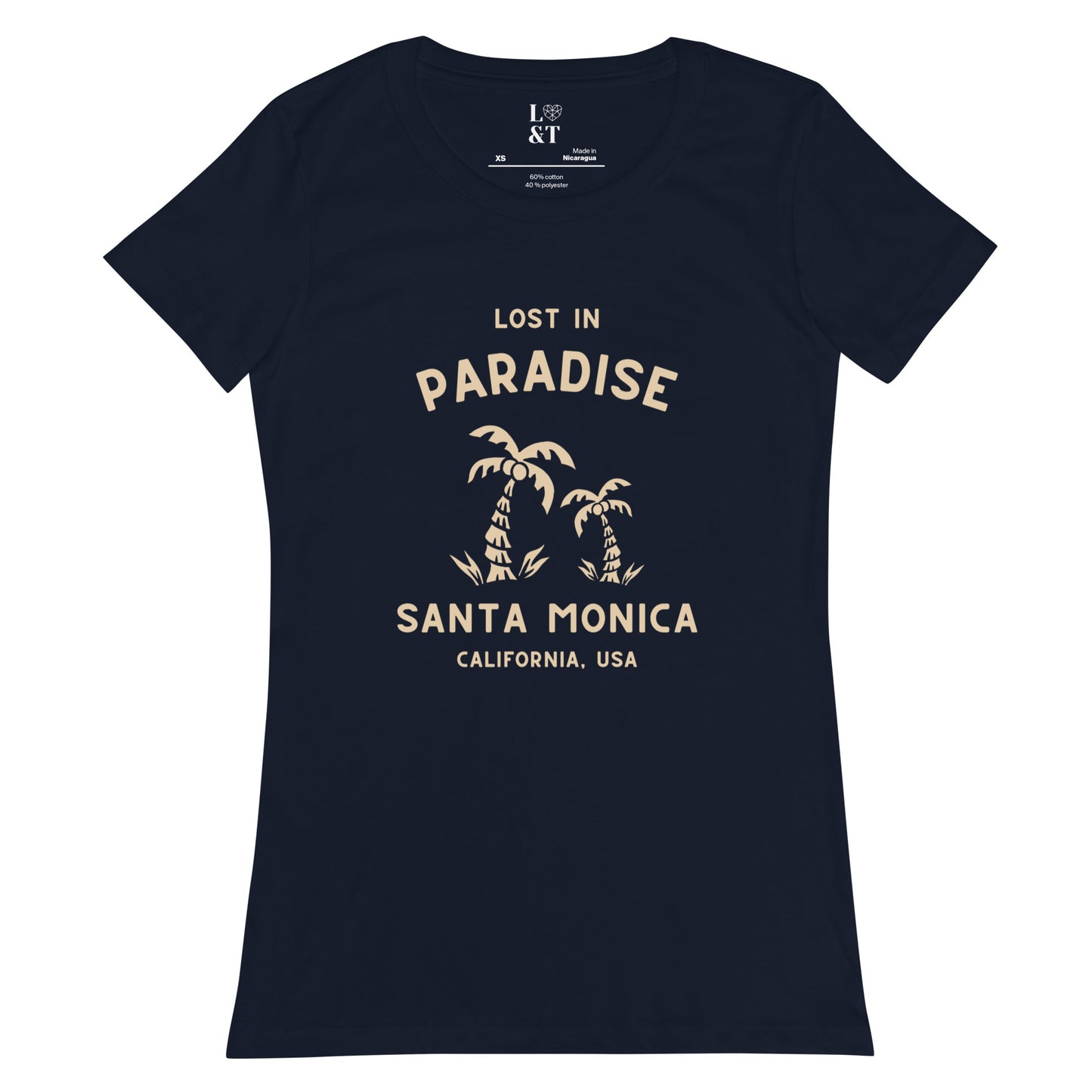 Lost In Paradise Women’s Fitted T-Shirt