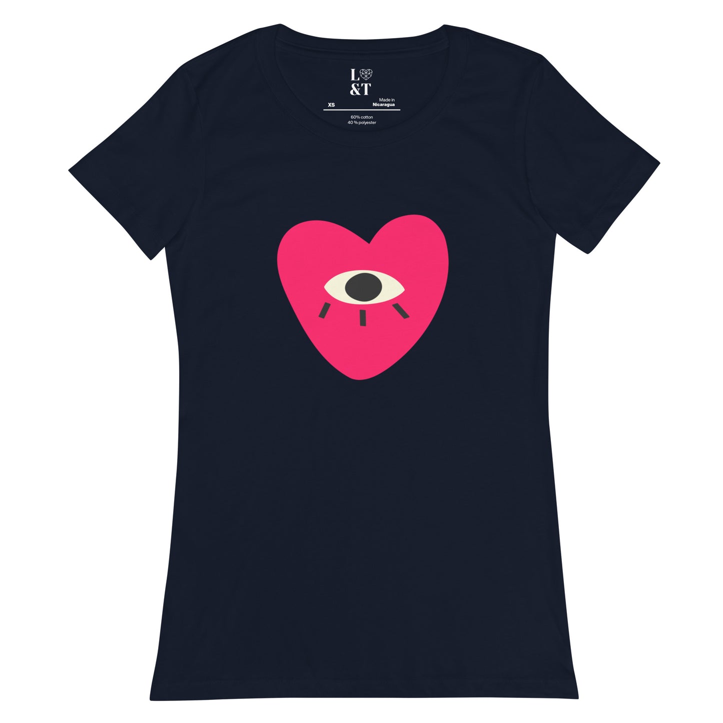 Here's Looking At You Women’s Fitted T-Shirt