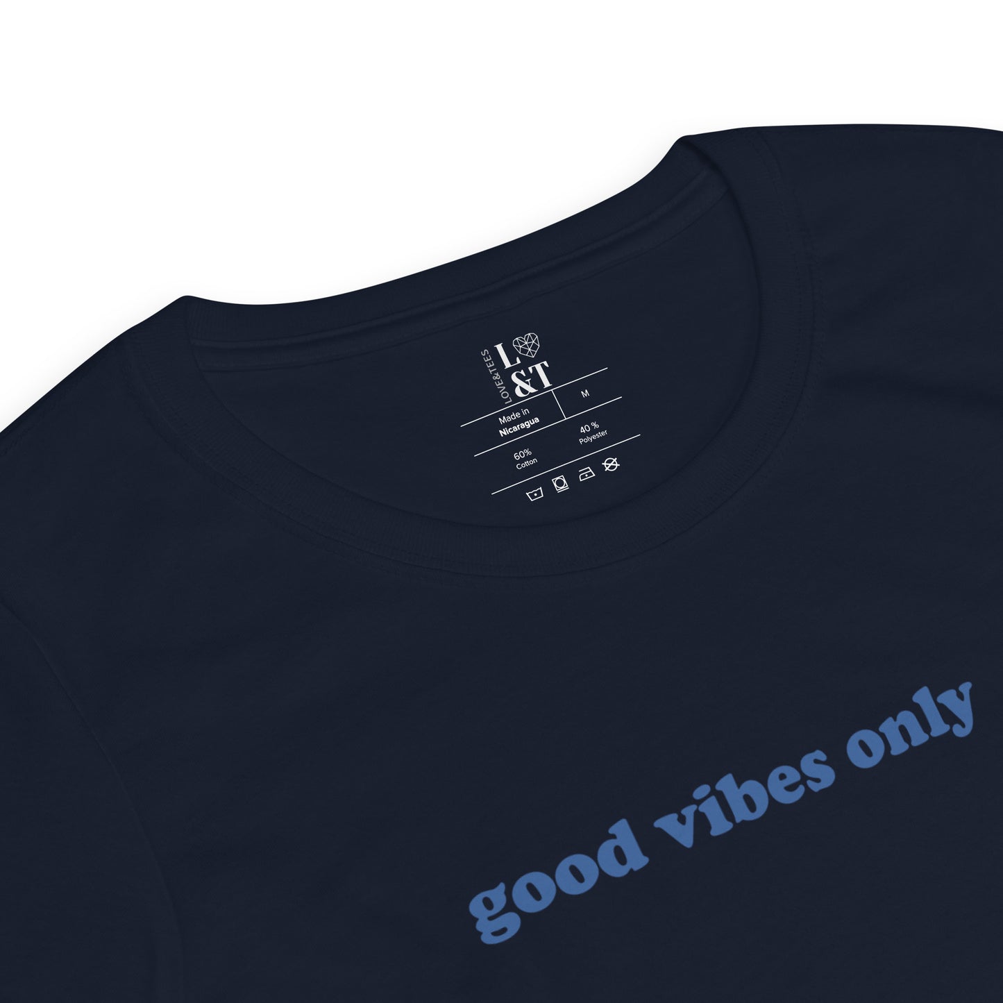 Good Vibes Only Women’s Fitted T-Shirt