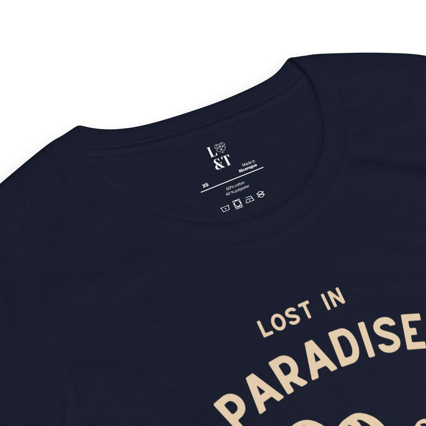 Lost In Paradise Women’s Fitted T-Shirt