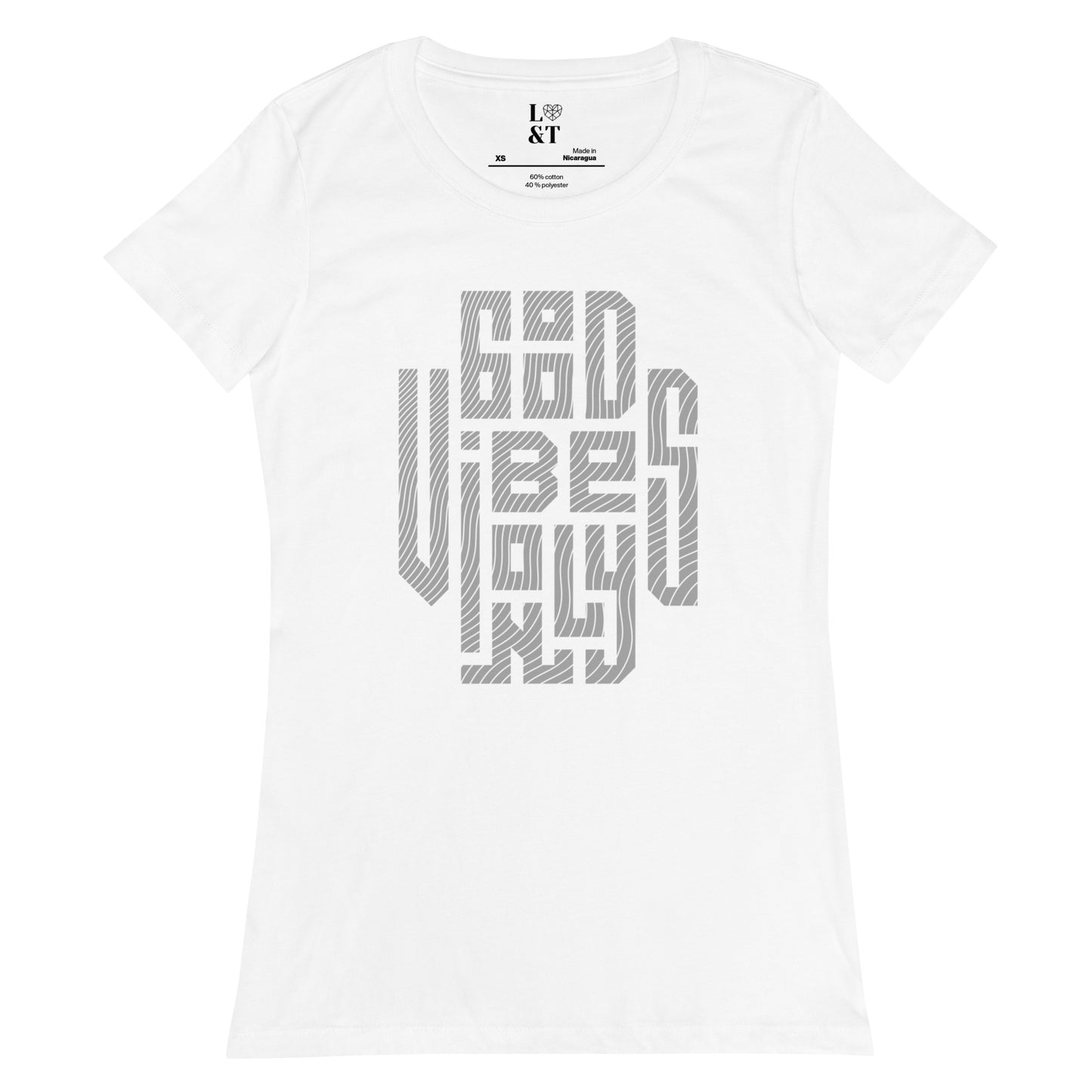 Good Vibes Only Women’s Fitted T-Shirt