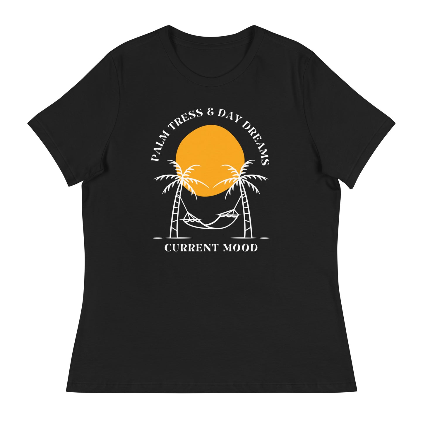 Sunset And Palm Trees Women's Relaxed T-Shirt