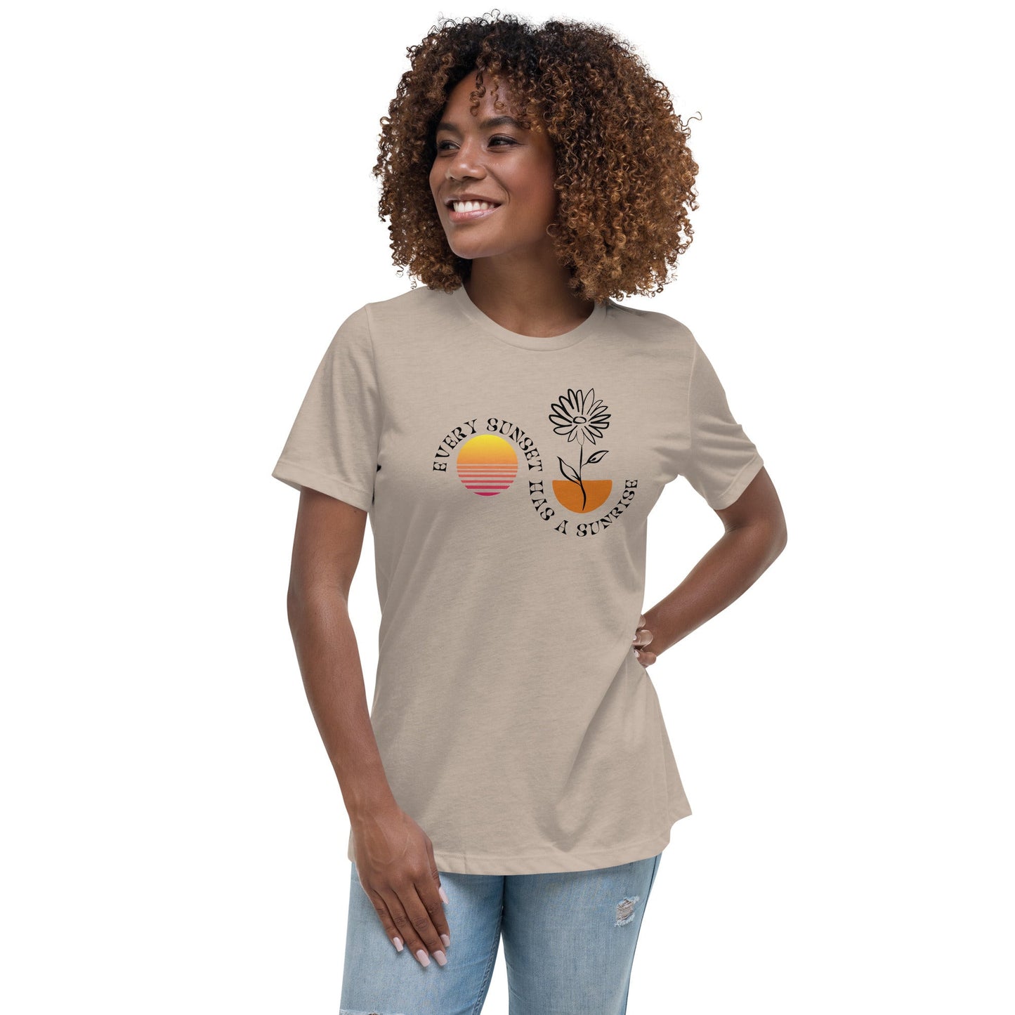 Sunset & Sunrise, Women's Relaxed T-Shirt