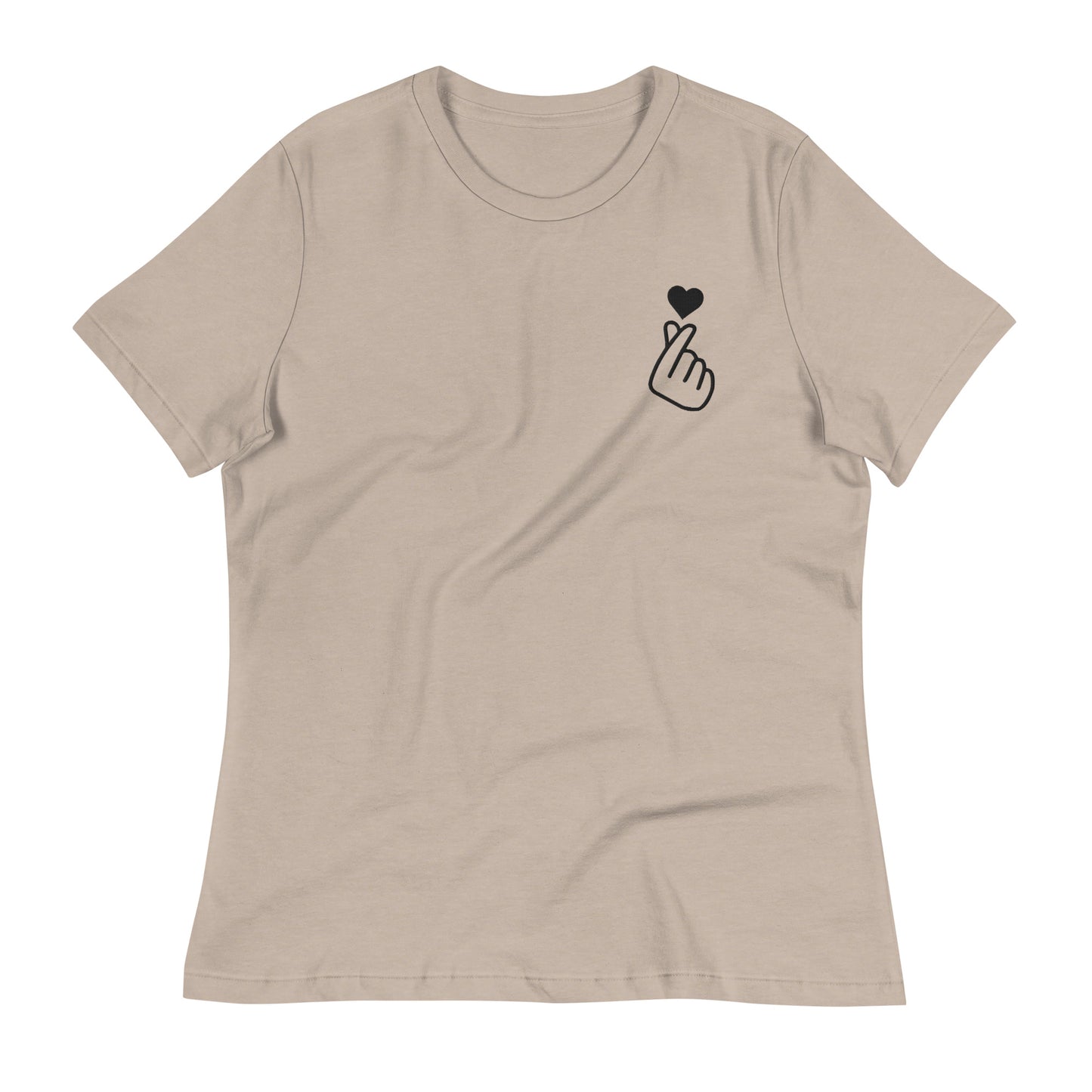Embroidered Love Women's Relaxed T-Shirt