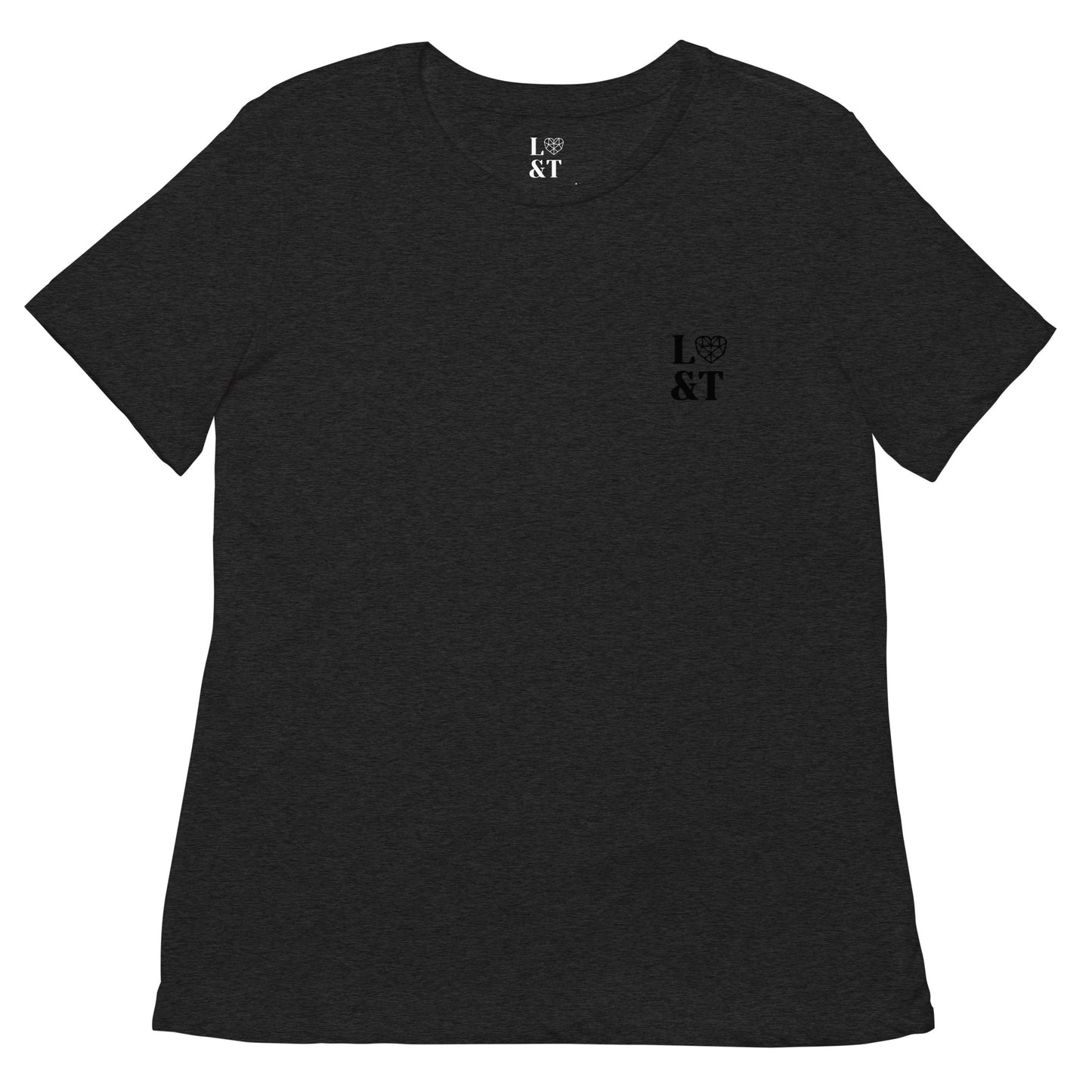 L&T Embroidered Logo Women’s Relaxed Tri-Blend T-Shirt