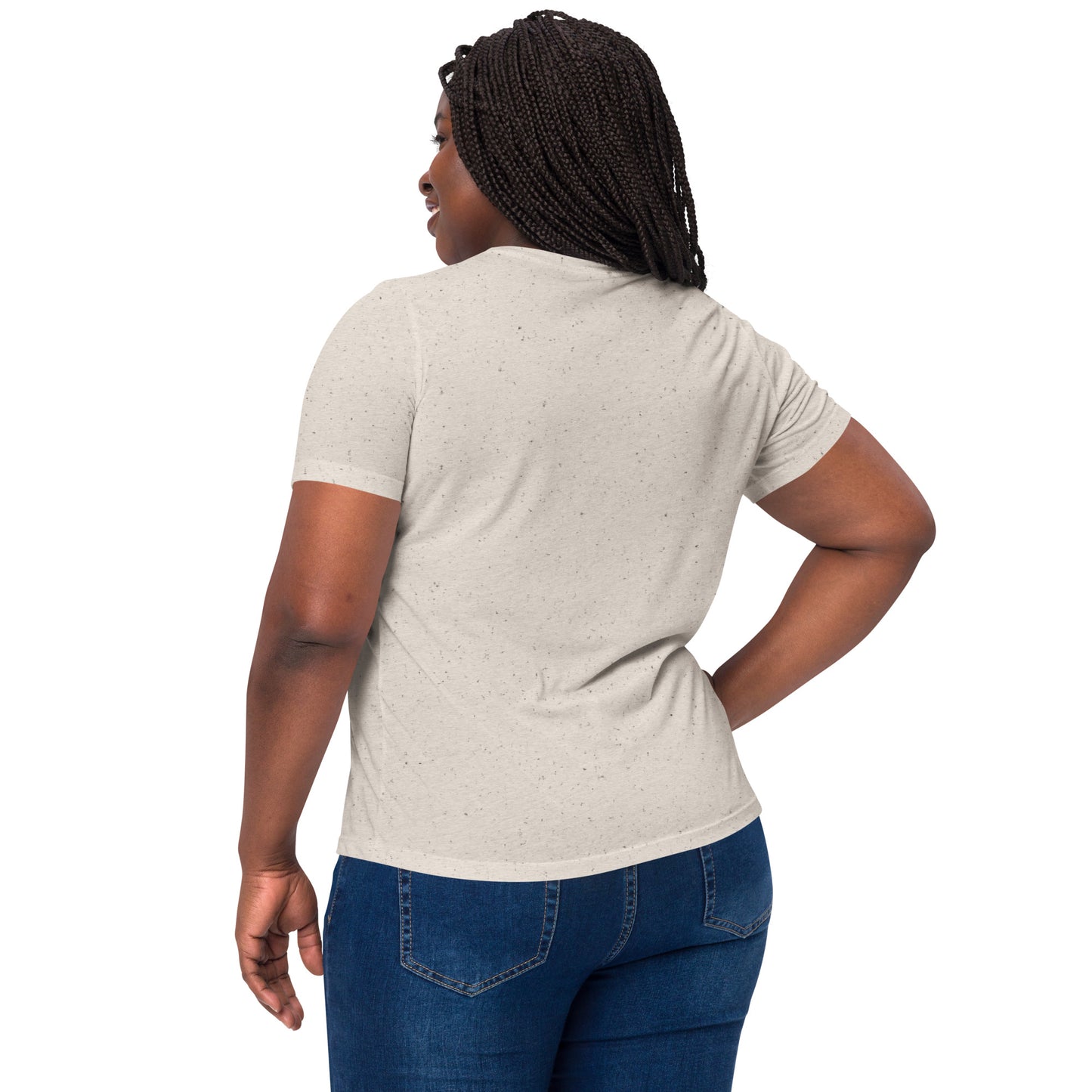 L&T Embroidered Logo Women’s Relaxed Tri-Blend T-Shirt