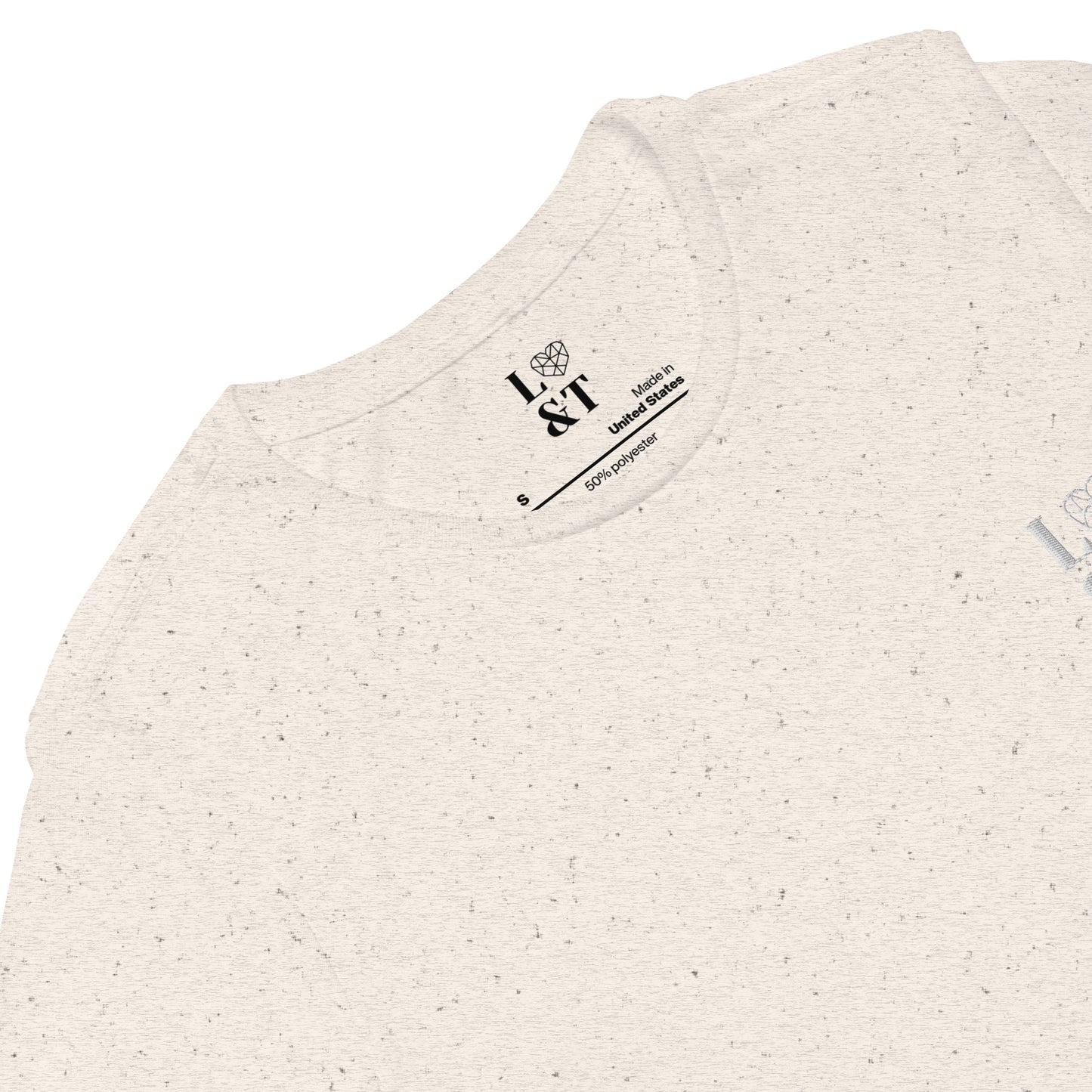 L&T Embroidered Logo Women’s Relaxed Tri-Blend T-Shirt
