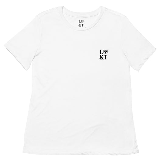 L&T Embroidered Logo Women’s Relaxed Tri-Blend T-Shirt