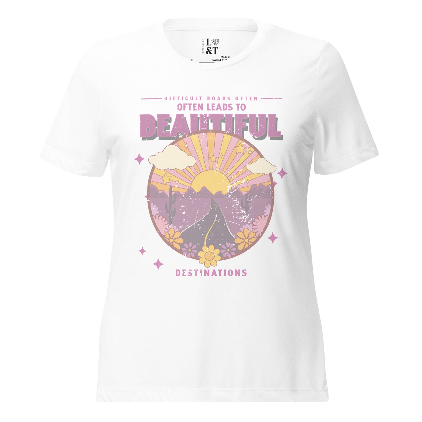 Beautiful Destination Women’s Relaxed Tri-Blend T-Shirt