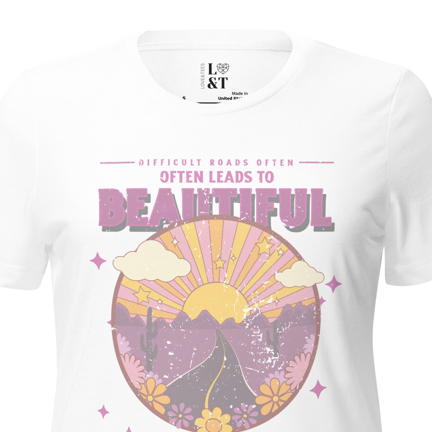 Beautiful Destination Women’s Relaxed Tri-Blend T-Shirt