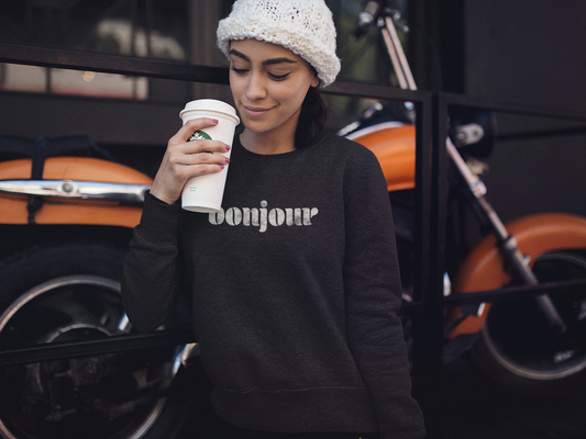 Bonjour Unisex Sweatshirt