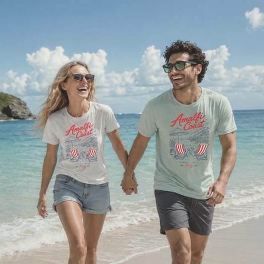 Amalfi Coast Unisex Garment-dyed Heavyweight T-shirt