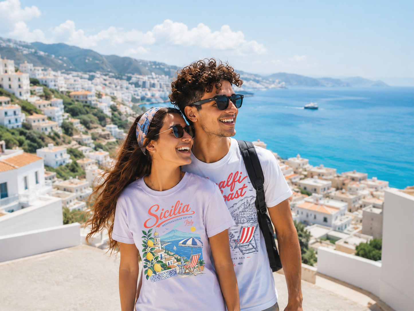 Sicilia Unisex Garment-dyed Heavyweight T-shirt