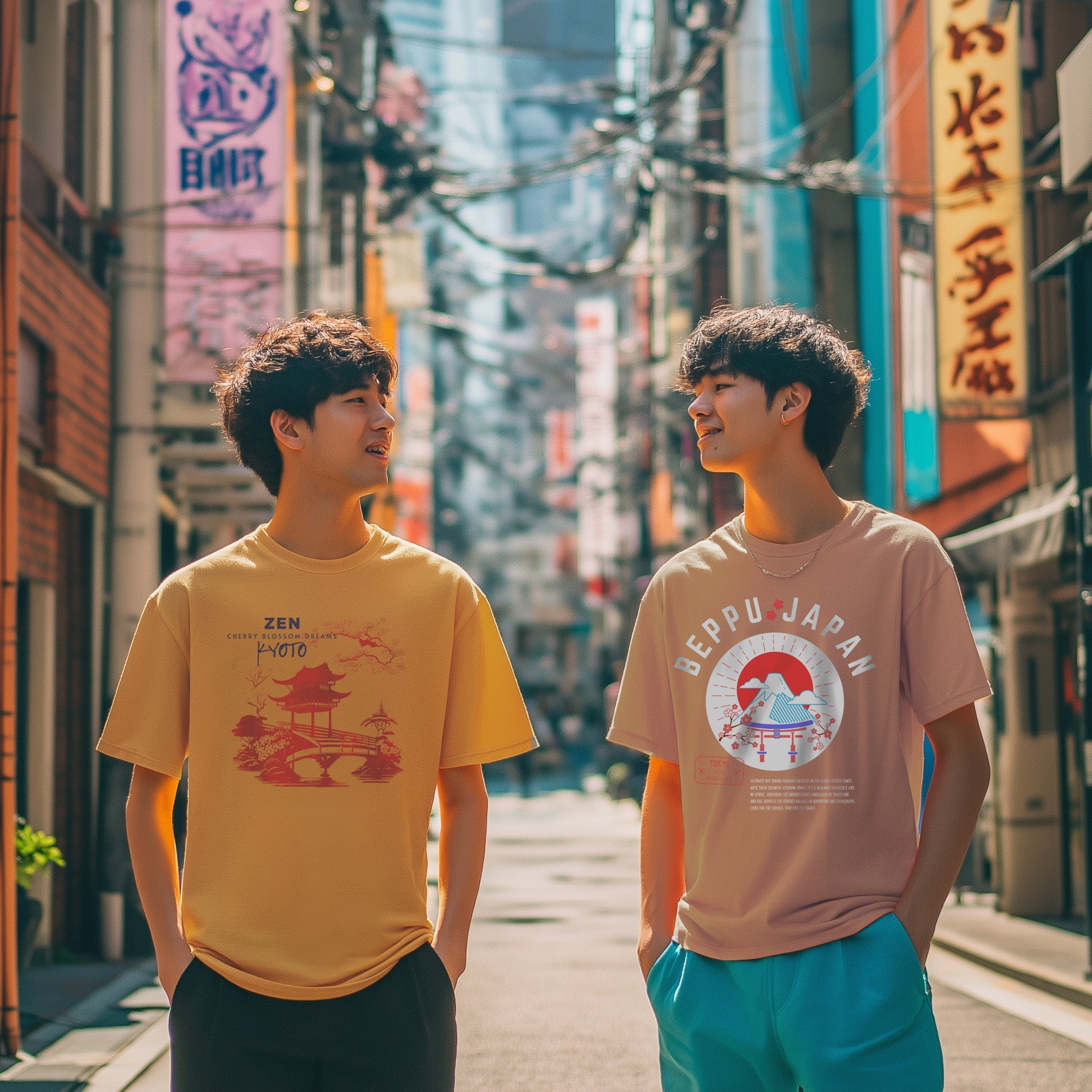 Kyoto Triblend T-Shirt | Japan Graphic Tee – Love&Tees