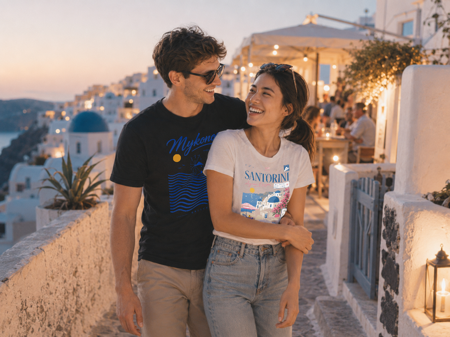 Santorini Unisex Garment-dyed Heavyweight T-shirt