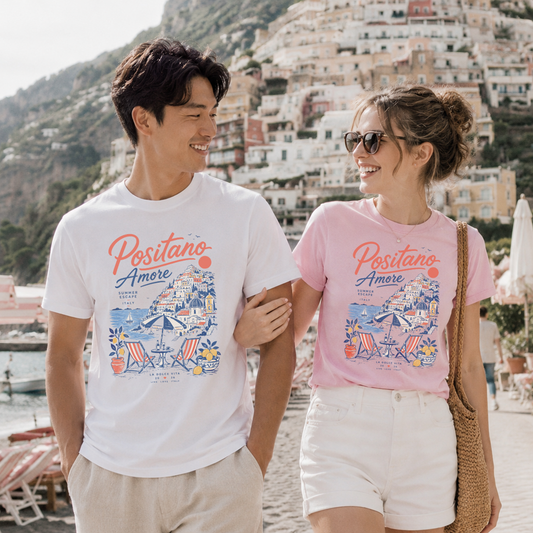 Positano Unisex Garment-dyed Heavyweight T-shirt