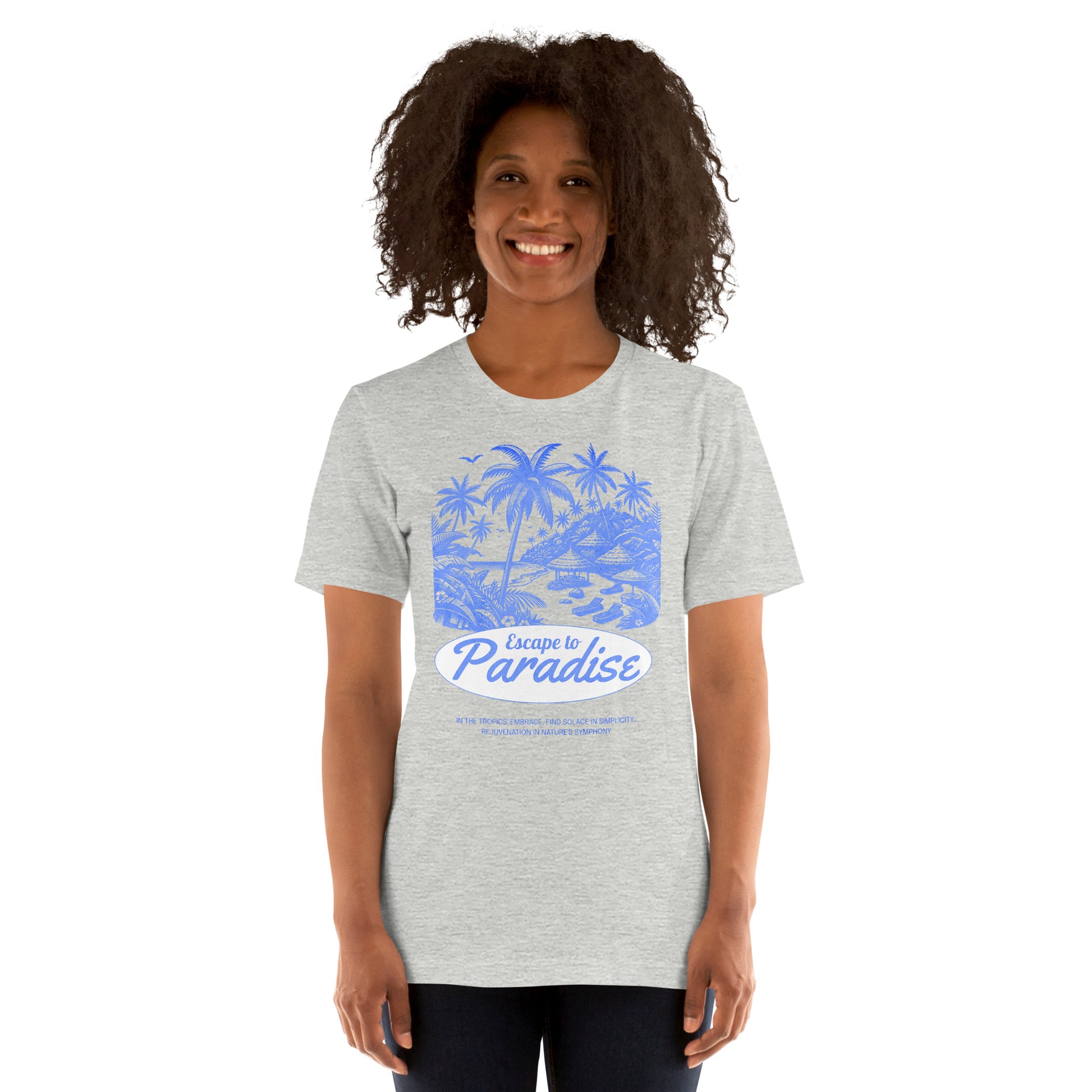 Cityone Santa Barbara, Escape to Paradise Women's Summer Tshirt, Beach Cityone Santa Barbara, Escape to Paradise Women's Summer Tshirt, Beach