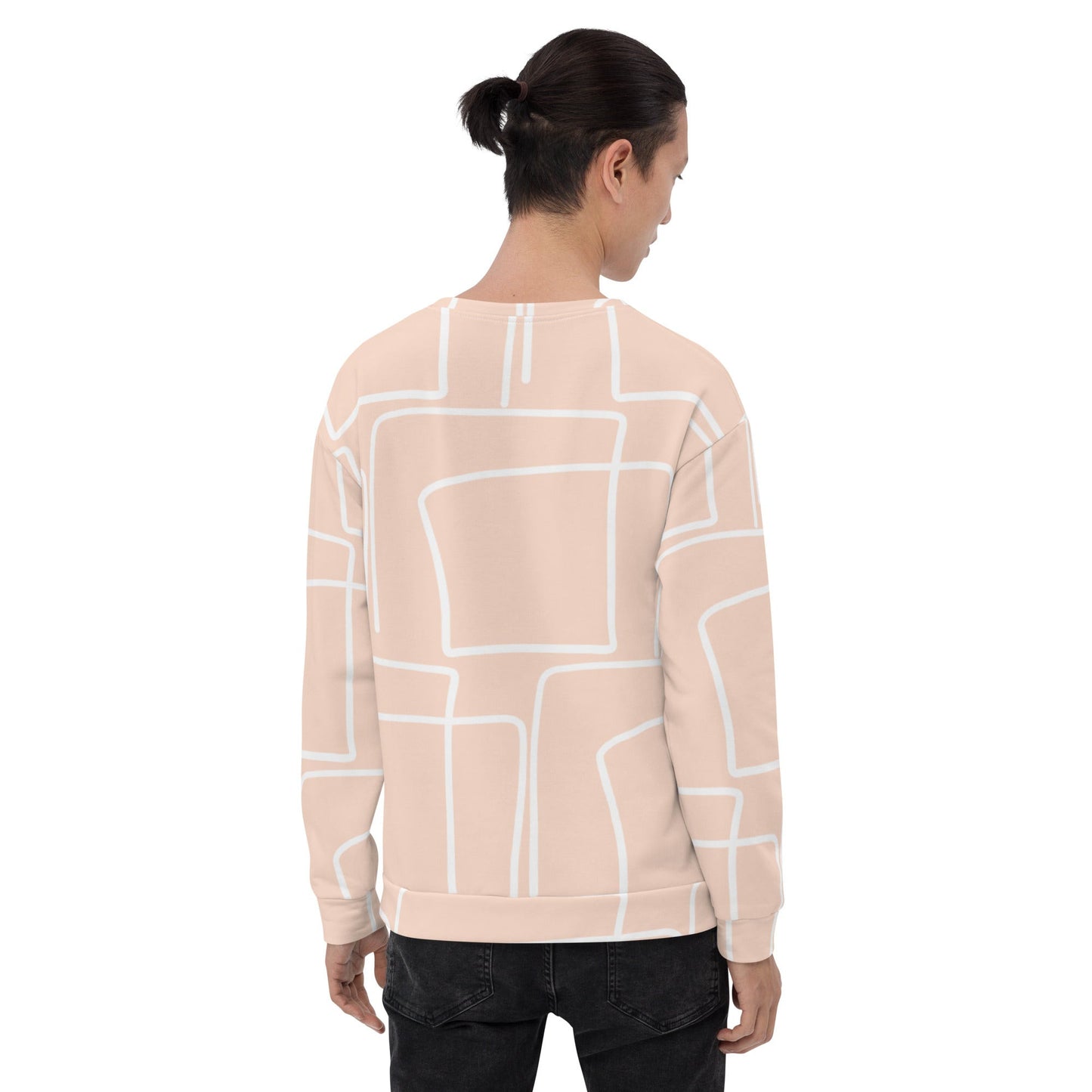 Abstract Grid Unisex Sweatshirt