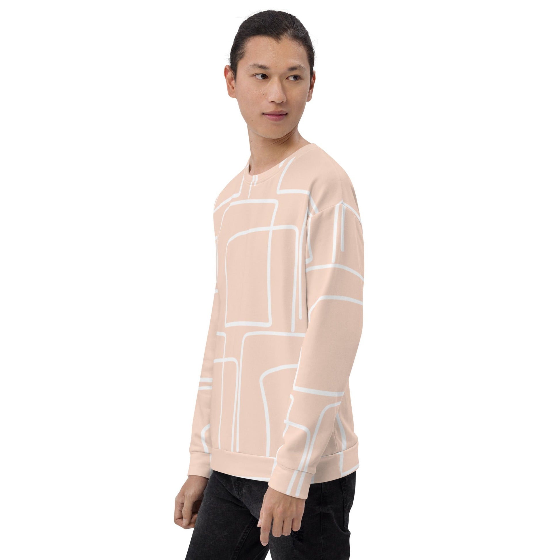 Abstract Grid Unisex Sweatshirt - Love&Tees