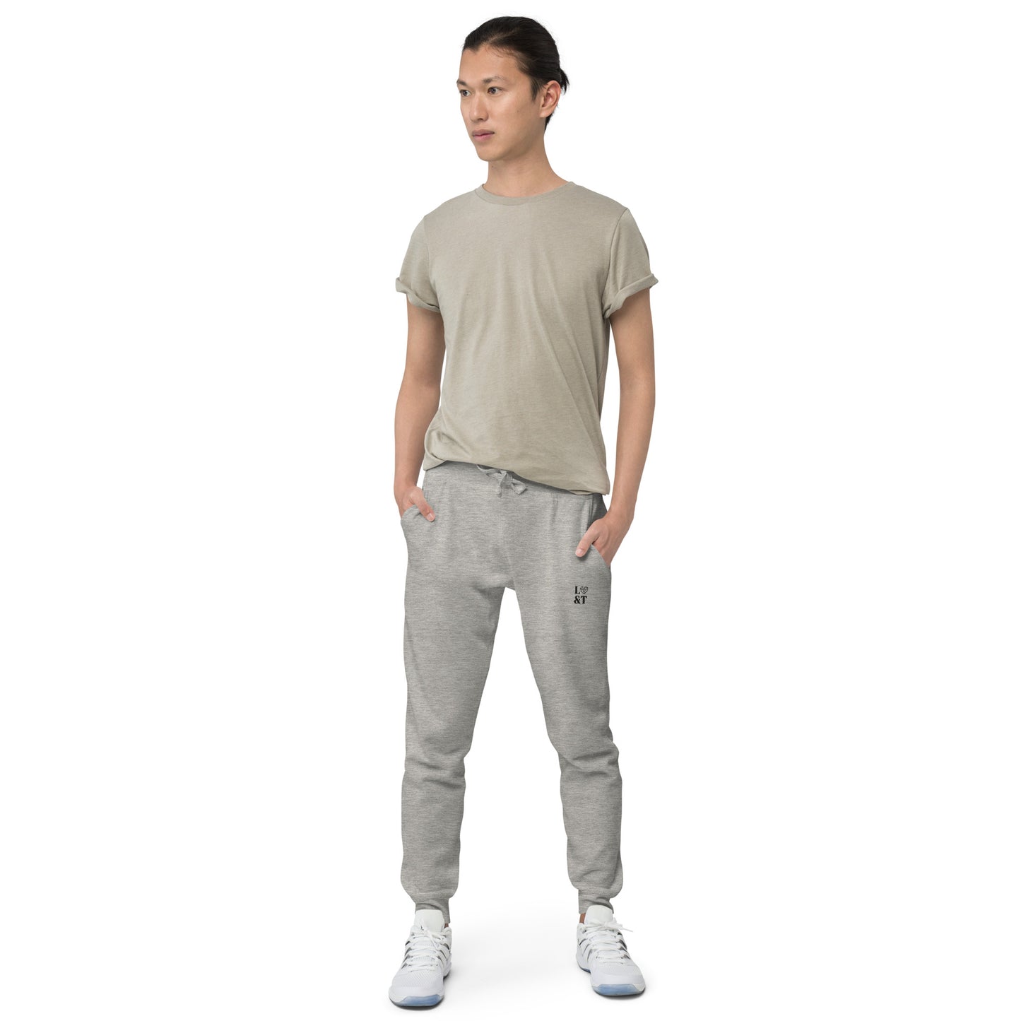 L&T Embroidered Unisex Fleece Jogger
