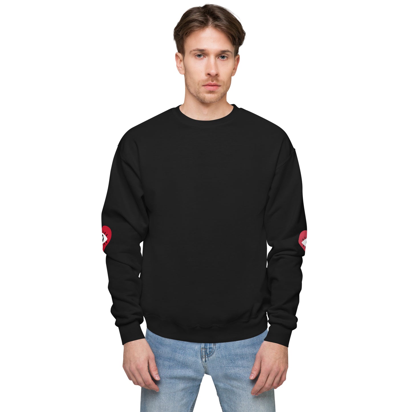 L&T Hearts Unisex Fleece Sweatshirt