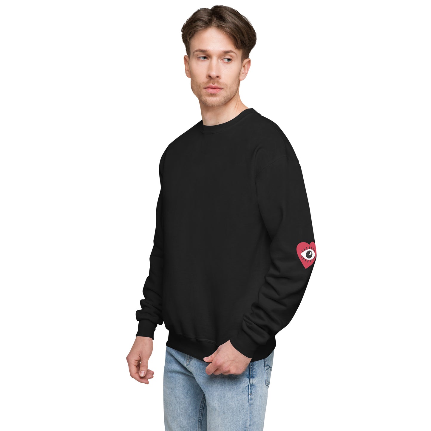 L&T Hearts Unisex Fleece Sweatshirt