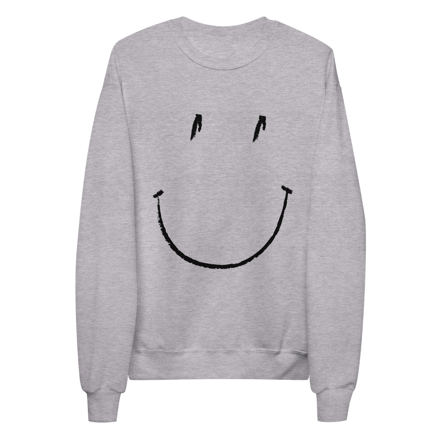 Smiley Face Unisex Fleece Sweatshirt
