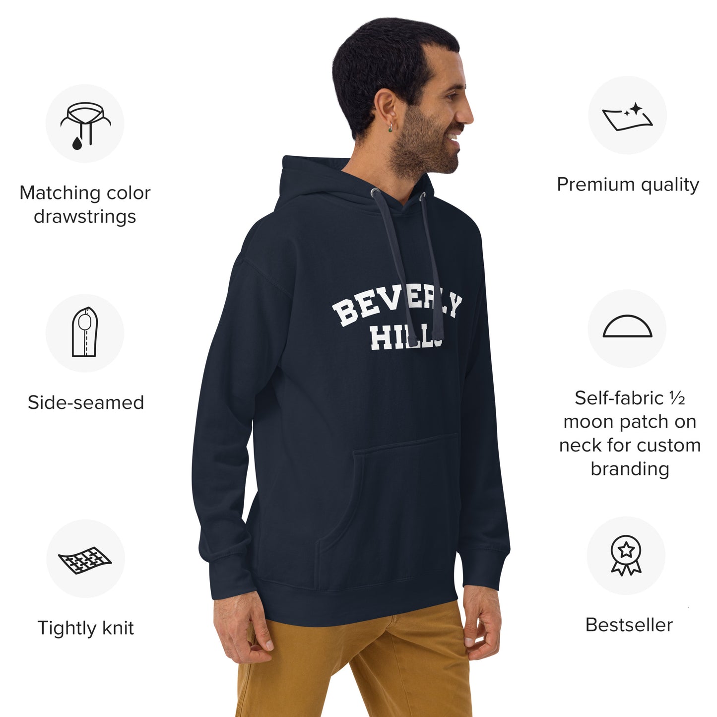 Beverly Hills Unisex Hoodie Sweatshirt