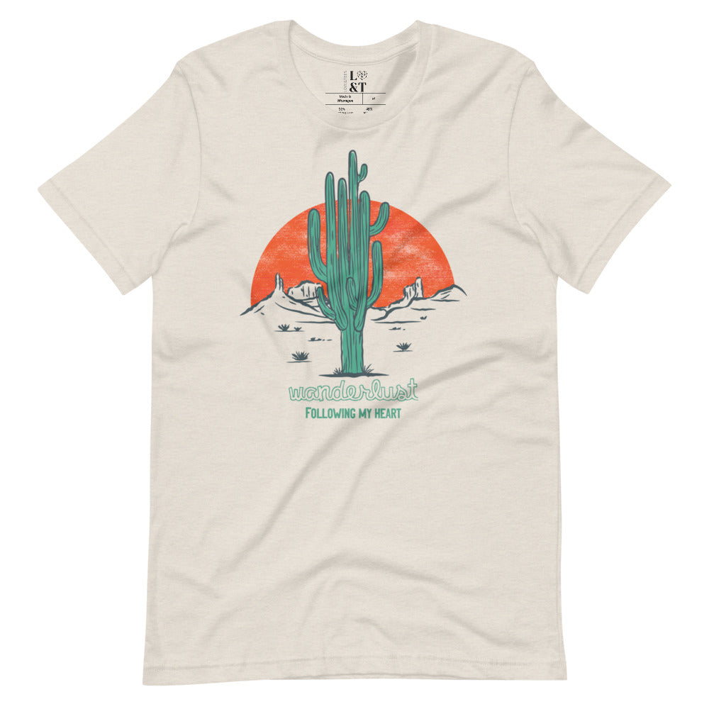 Wanderlust Short Sleeve Unisex T-Shirt