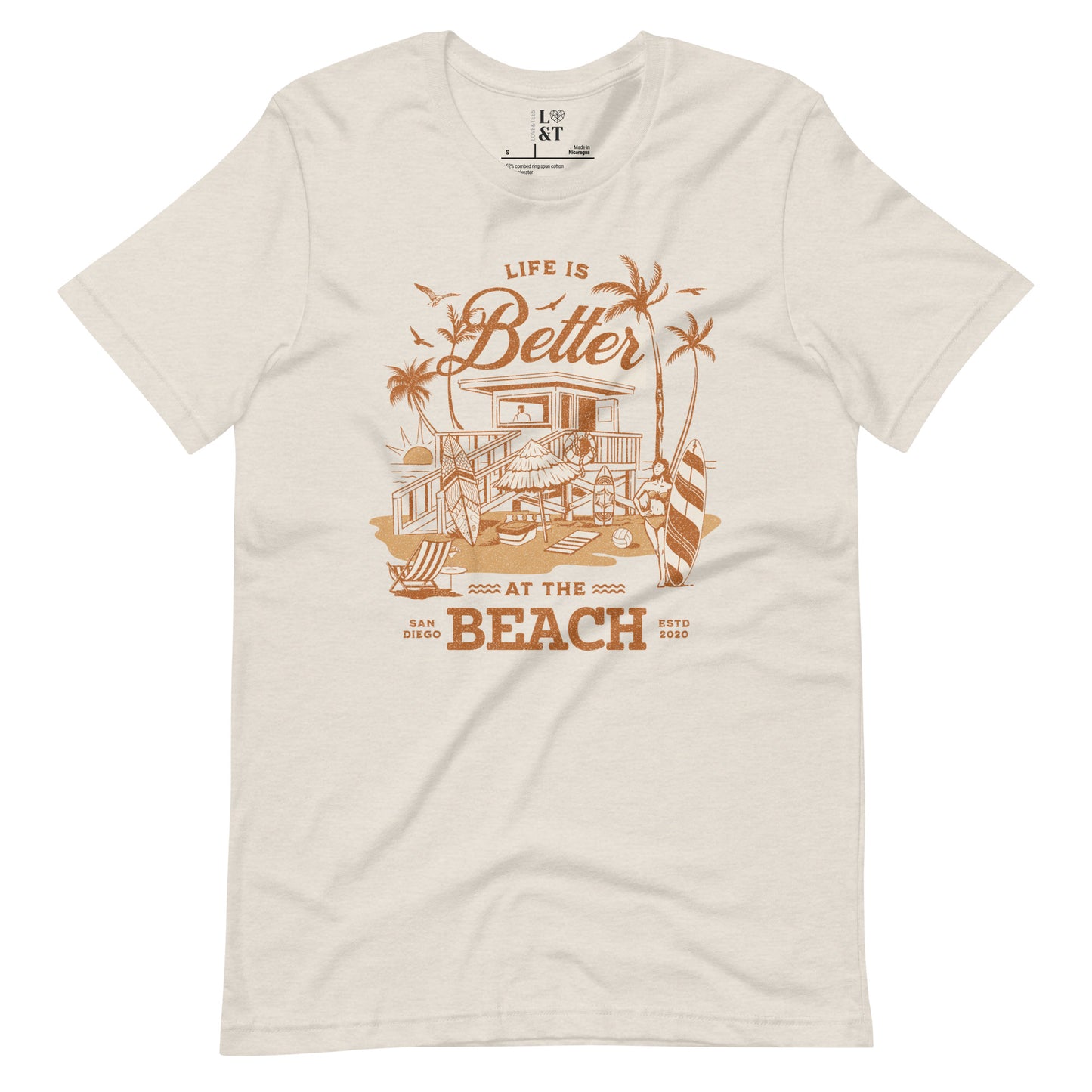 Life Is Better At The Beach Unisex T-Shirt
