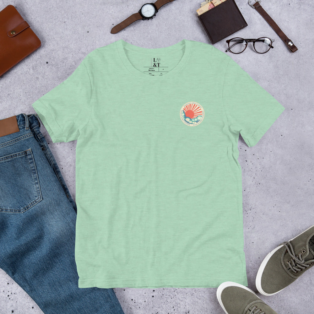 Happiness Comes In Waves Unisex T-Shirt