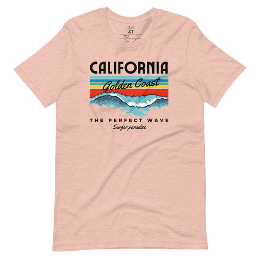 California Golden Coast Short Sleeve Unisex T-Shirt