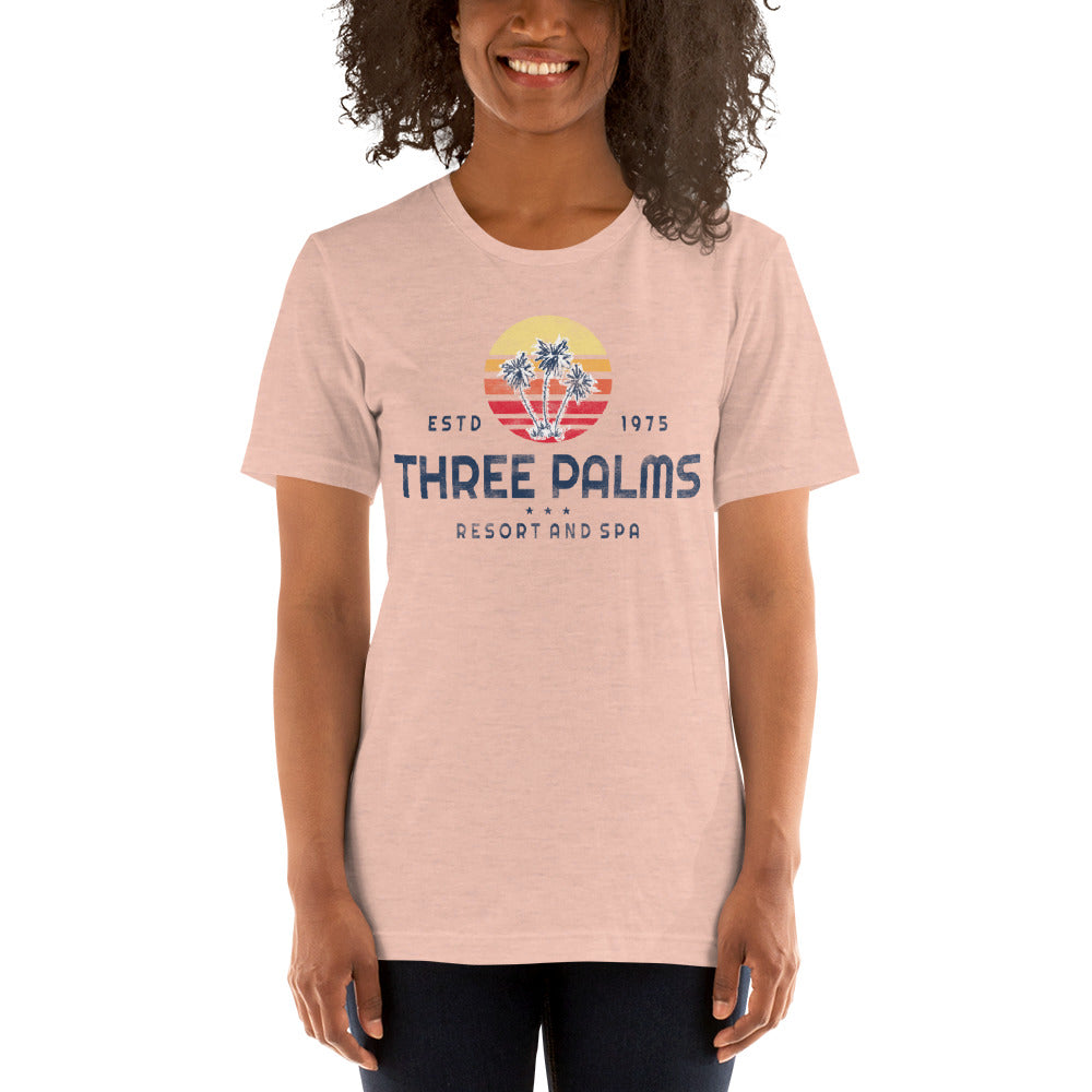 Three Palms Short Sleeve Unisex T-Shirt